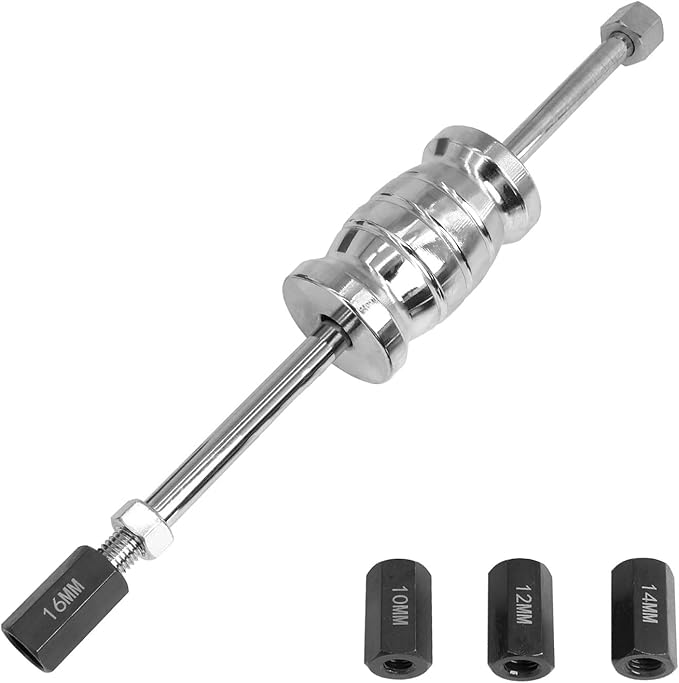 DPTOOL 20pcs Universal Manual Pin Puller Extractor Tool Kit Internal and External Thread Removal Tool Puller Set Slide Hammer Bearing Puller Set with 3-16mm Collets Bearing Removal Tool