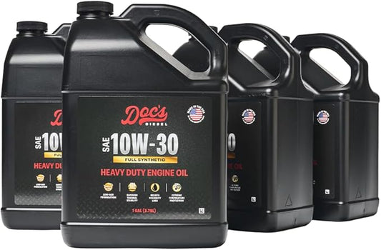 Doc's Diesel 10W-30 Full Synthetic Heavy Duty Diesel Oil DOCS10W30-4 | 4-Gallons