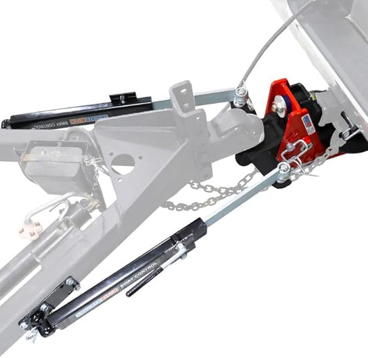 Shocker HD Combo Air Hitch & Sway Control Towing Kit, Fits 2-1/2" Hitch Black Combo 2" & 2-5/16" Balls