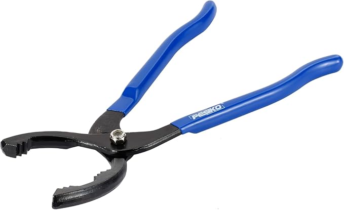 12" Adjustment Oil Filter Pliers, 60mm to 102mm Universal Oil Filter Removal Tool for Easily Remove Engine Oil Filter