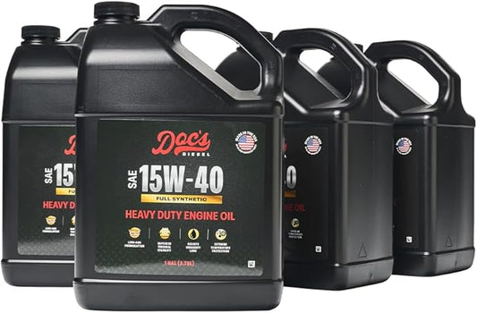Doc's Diesel 15W-40 Full Synthetic Heavy Duty Diesel Oil DOCS15W40-4 | 4-Gallons