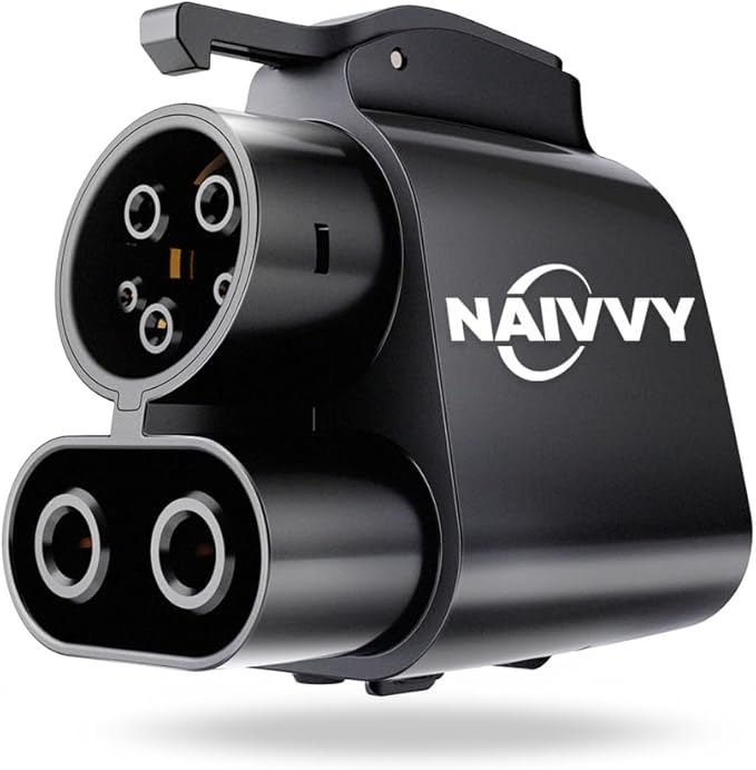 2025 Upgraded NACS to CCS Electric Vehicle Adapter (with Interlock Function) - 500 Amps / 1000 Volts - Compatible with Tesla Supercharger - CCS1 Fast Charging (Black)