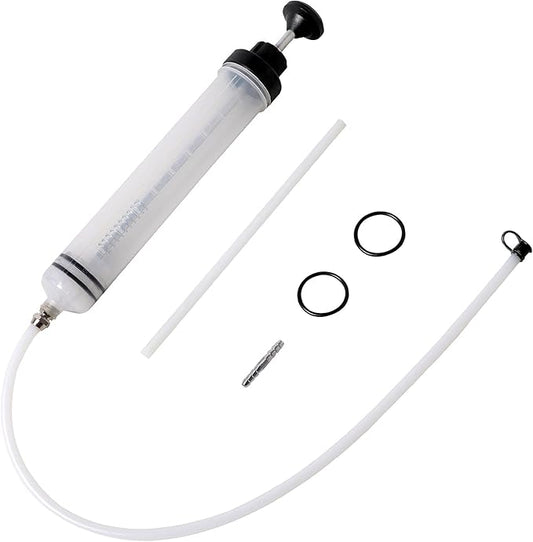 AIGMISON 500cc Oil Suction Syringe Fluid Transfer Pump with Hose, Brake Fluid Pump, Oil Fluid Extractor, Automotive Oil Syringe Liquid Extractor and Filling Pump