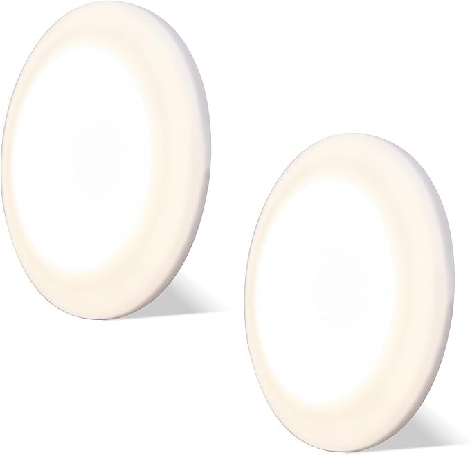 Facon 4.5" LED RV Puck Light Surface Mount - 2Pack, SY-SM45 12V RV Dome Light(No Switch), 290LM Cool White (4000K), Ideal for RVs, Motorhomes, Campers, Marine Vehicles
