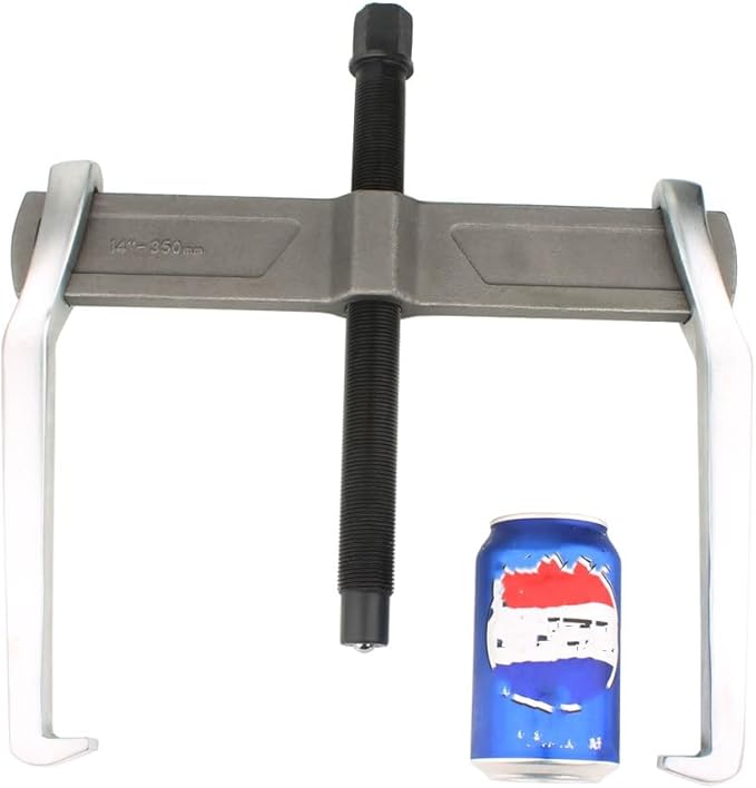 14 Inch 2-Jaw Gear Puller, 2 Jaw Bearing Puller CR-V Gears Puller, Removal Adjustable Tool for External Internal Pulling, Puller Tool Separate Lifting Device