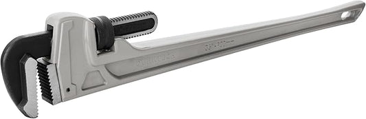 DURATECH 36-inch Heavy Duty Aluminum Straight Pipe Wrench, Adjustable Plumbing Wrench, Drop Forged, Exceed GGG standard