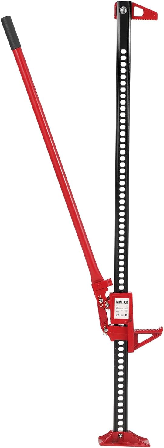 3 Ton Heavy Duty Farm Jack, 7000 Lb Capacity Ratcheting Off Road Utility Farm Jack for ATVs, Utility Vehicles, Off-Road Vehicles, Tractors, Trucks