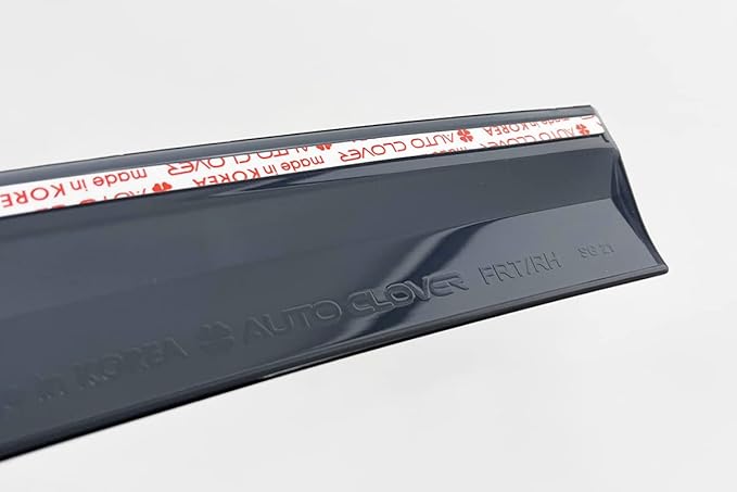 AUTOCLOVER Smoke Black Tinted Side Window Wind Deflectors 6p Compatible with 2023 All New Sportage, E260