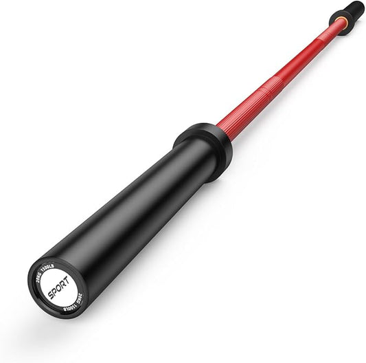 7ft Olympic Barbell Bar, 44LB Load 1500 lbs Capacity, Weight Bars for Gym Home Exercises, Weights Lifting, Squat, Powerlifting, Bench Press Bar Fit 2" Plates