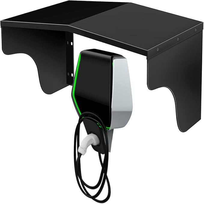 WallBox Electric Vehicle Charging Station Protective Roof Accessories Charging Post Roof Stainless Steel Cover Weatherproof