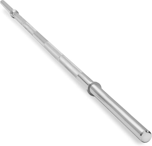 Philosophy Gym 1" Standard Weightlifting Barbell - Straight Bar with Smooth Sleeves