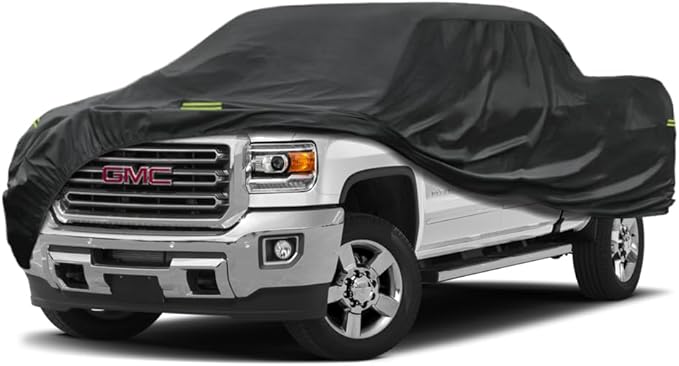 Waterproof Truck Cover Fit GMC Canyon from 2015 to 2025 (Crew Cab/Extended Cab), 7 Layers Outdoor Heavyduty Full Pickup Cover All Weather,Outdoor Sun UV Rain Dust Protection.