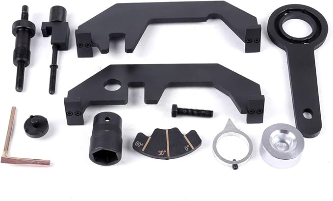 cciyu Timing Alignment Crankshaft Timing Master Tool Engine Timing Tools Kit Applicable for BMW N62 N73 645i 650i Engines