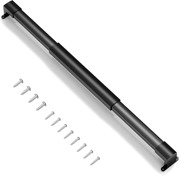 RV Screen Door Crossbar Handle Adjustable Anti-Slip Aluminum Grip Sturdy Safety Bar for Campers Travel Trailers Motorhomes