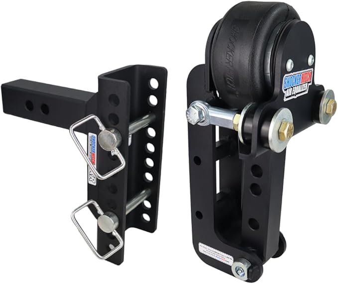 Shocker Air Equalizer for Weight Distribution Hitch, Fits 2" Hitch 5" Rise 4" Drop