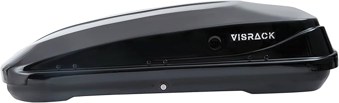 Hard Shell Roof Cargo Carrier with Security Keys, Roof Box, Cargo Box, 56 (L) x 30 (W) x 13.7(H) Inches, 13 Cubic Feet (Tool-Free Install), Black