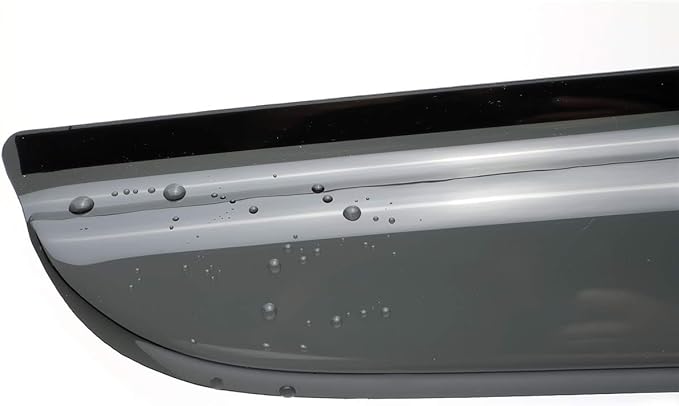 94751 Side Window Wind Deflector,4pcs Outside Mount Tape-On Nice Sun Rain Guards Set,Dark Smoke Window Visor fit for 1996-2002 Toyota 4Runner