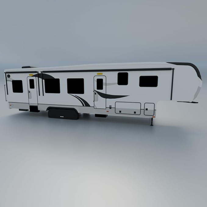 Triple-Axle RV Tire Covers for Trailers, RVs, Campers, Waterproof and UV Resistant, Thick 600D Oxford Polyester Material, Durable Protection, Fits 27"-30" Tires, RV Tire Covers Set of 2