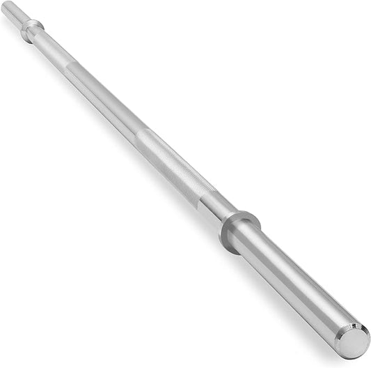 Philosophy Gym 1" Standard Weightlifting Barbell - Straight Bar with Smooth Sleeves