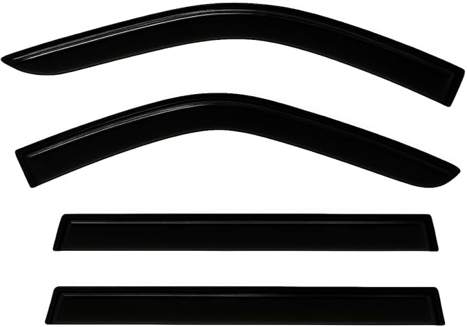 2023-2026 Tape-On Rain Guards for Honda CR-V Side Window Visor Deflectors LX EX EX-L Sport Hybrid Sport Touring Durable Vent Shades CRV 2024