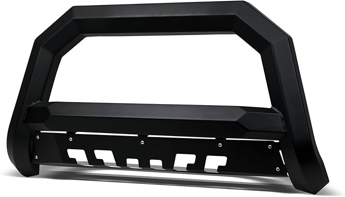 Armordillo Rayden Series Bull Bar Compatible with 2019-2021 Chevy Silverado/GMC Sierra 1500|8719923|Matte Black|Front Bumper Guard|Bull Guard