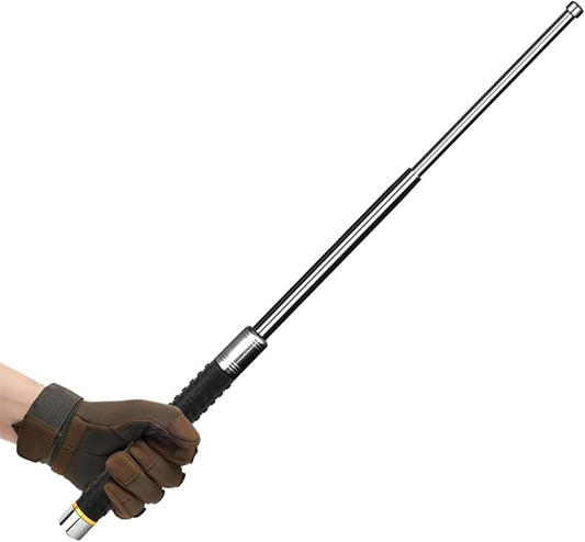 Multi-Functional Tire Thumper – Heavy Duty Universal Tire Tool, Solid Machined Construction, Self Defense Emergency Escape for Truckers & Outdoor Use