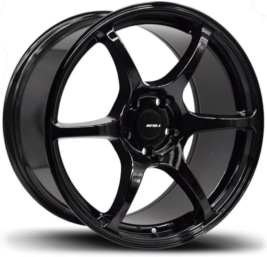 17x8 Gloss Black Wheel AVID1 AV26 5x4.5 35