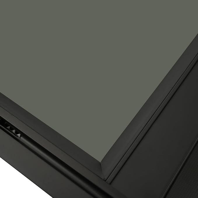 24" W x 20" H RV Window Horizontal Sliding, DOT Certified - Shatterproof Tempered Tinted Glass, with Net Screen and Trim Ring, Teardrop Replacement Trailer Camper Window