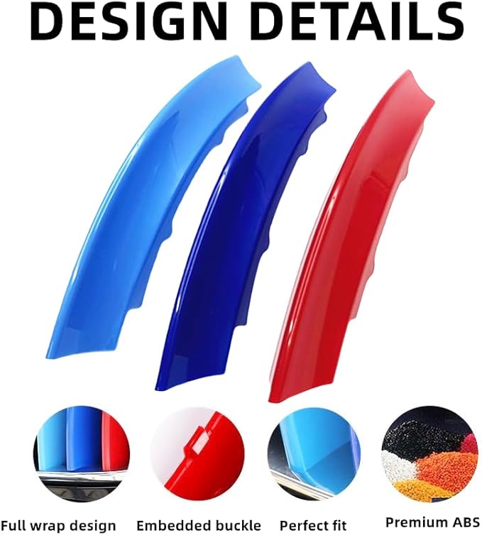 Automotive Grille Inserts for BMW X3 2003-2006 7-Beam,Front Grill Accessories