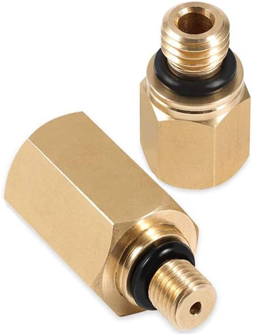 QISF 4Pcs/Set 6.0 IPR Valve Socket & High Pressure Oil Pump Air Test Fitting Tool + Oil Rail Adapters Leak Test Kit for 6.0L Powerstroke Diesel Engine