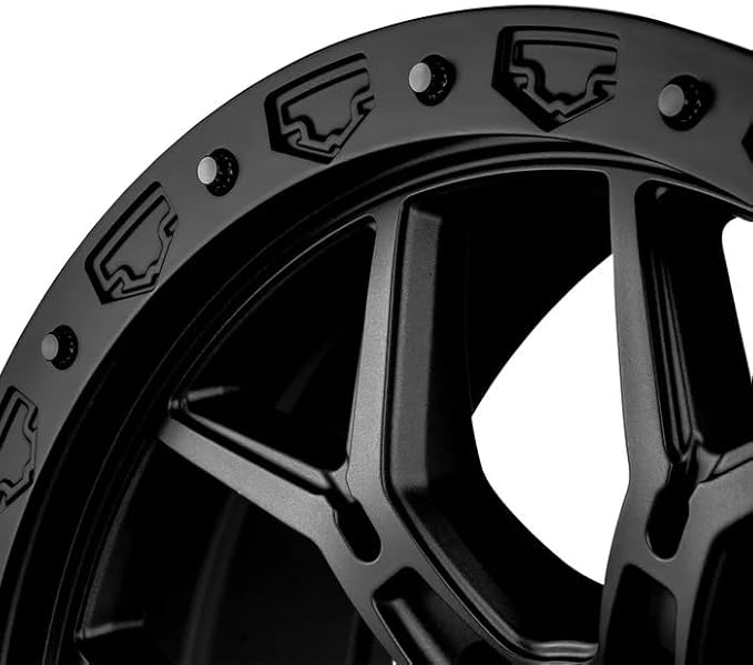 Vorsteiner Offroad VR-601BL 20x9 Coal Black Truck Wheel Set fits Ford F-150/F-150 Raptor/Bronco Raptor 2010+ (5 Wheels Included)