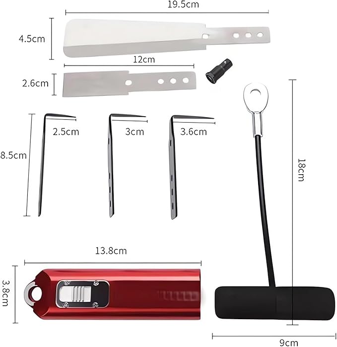 Windshield Removal Tool Kit,Windshield Removal Tool,Windshield Installation Kit,Universal Car Windscreen Quick Release Cold Knife Windshield and car Window Glass Urethane Scraper Tool Set