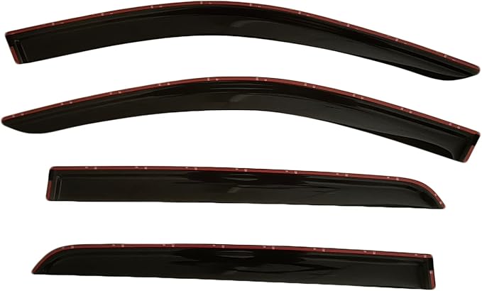 2018-2023 Tape-On Rain Guards for Chevrolet Traverse Side Window Visor Deflectors LS LT RS Premier True North High Country Durable Tinted Shades 2019 2020 2021 2022