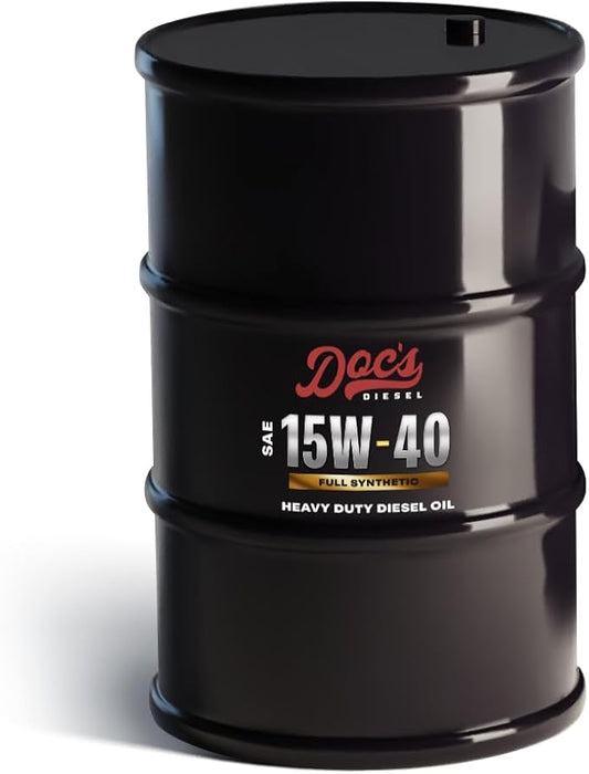 Doc's Diesel 15W-40 Full Synthetic Heavy Duty Diesel Oil 55 Gallons DOCS15W40-55G | 55-Gallon Drum