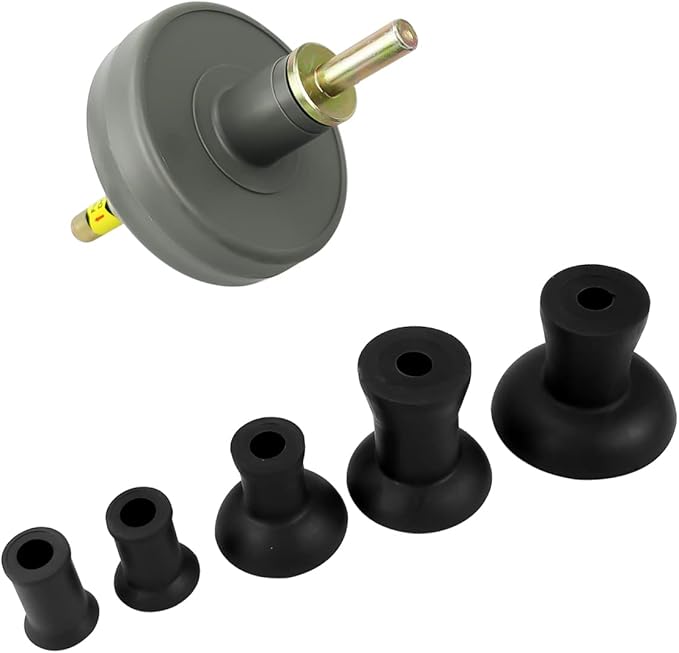 Valve Lapping Tool Kit Small Engine Valve Lapping Tool Attachment for Automobiles Motorcycles Atvs and Small Engines with 4 Suction Plates