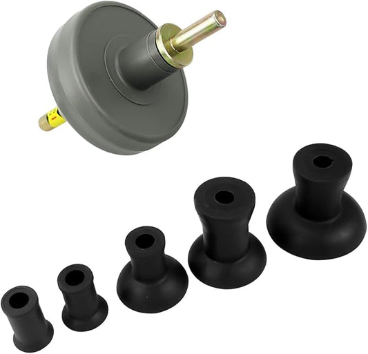 Valve Lapping Tool Kit Small Engine Valve Lapping Tool Attachment for Automobiles Motorcycles Atvs and Small Engines with 4 Suction Plates