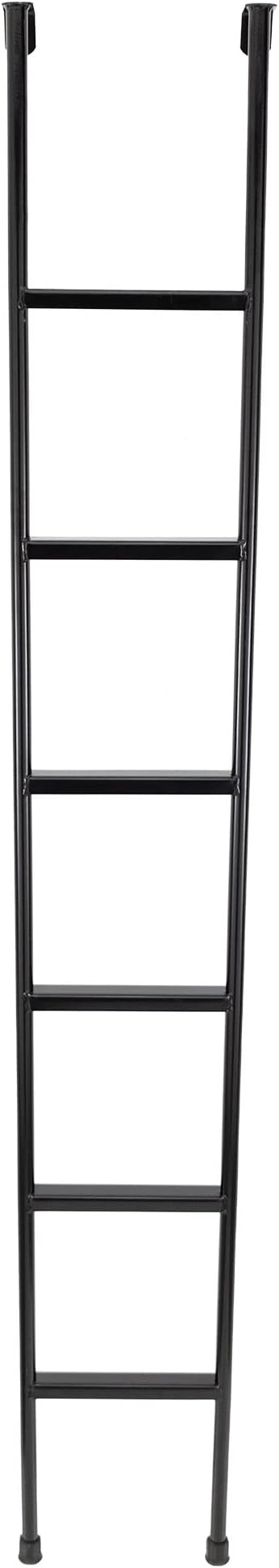 RecPro RV Bunk Ladder 85" | Black | Mounting Brackets Included | Aluminum | Made in USA