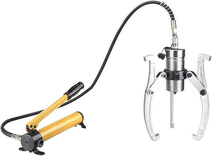 Separate Hydraulic Gear Puller, 5/10/15/20/30/50 Tons, with Hand Pump, for Separating Tools in Confined Spaces, 2 or 3 Jaws, Vertical and Horizontal(15T)