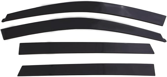 Auto Ventshade [AVS] Low Profile Rain Guards for 2007 - 2014 Ford Edge (Exludes Lincoln MKX) | Window Vent Visors, 4 pcs. - Dark Smoke | 994018