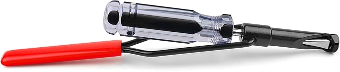 Valve Lash Adjustment Tool, with Angled Feeler Gauge，Jam Nut Valve Adjustment Tool, Slotted Valve Adjusting Stud, Compatible with Honda/Nissan/Toyota/Japanese Auto Vehicle Engines (10mm Model)