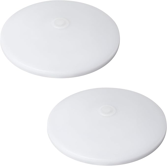 Facon 3.5" LED RV Puck Light Surface Mount - 2Pack, 12V RV Dome Light with Switch, 230LM Cool White (4000K), Ideal for RVs, Motorhomes, Campers, Marine Vehicles