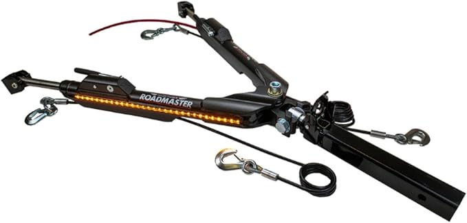Roadmaster Nighthawk Tow Bar and Baseplate Combo with Wiring Kit for LED Bulbs & Supplemental Braking System fits 2019-2025 Gladiator JT with LED Taillights | Includes Decal