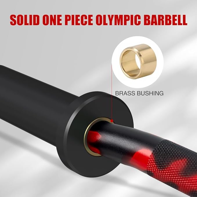 Olympic EZ Curl Bar, 47INCH/4FT Strength Training Curling Bar with Knurled Grip, Chrome Finish, Copper Sleeve Barbell for 2-inch Weight Plates, 500 LBS Capacity