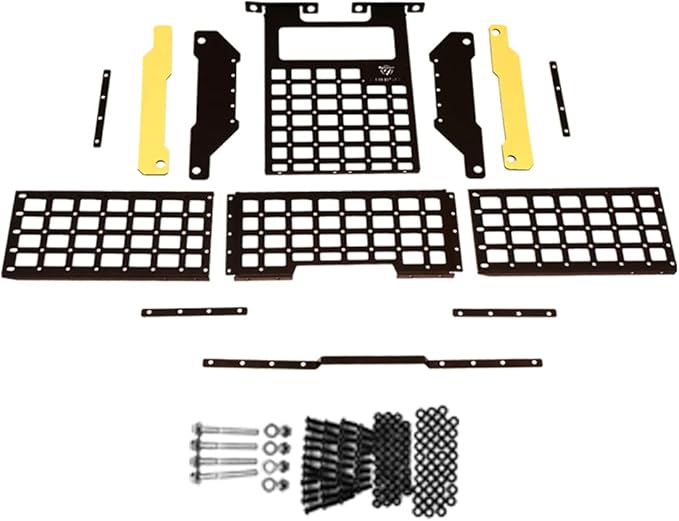 Molle Panel Roof Rack Fit Jeep Wrangler JL JLU JT Gladiator 2018-2023 Easy Installation