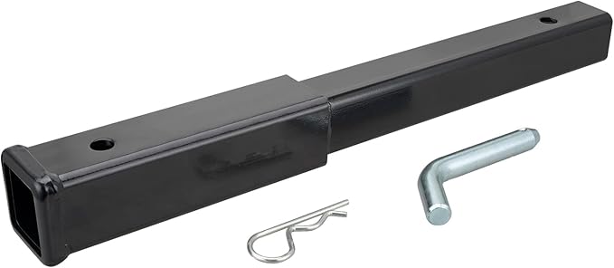 18" Hitch Extension for 2-inch Receivers with 5/8" Hitch Pin and Clip
