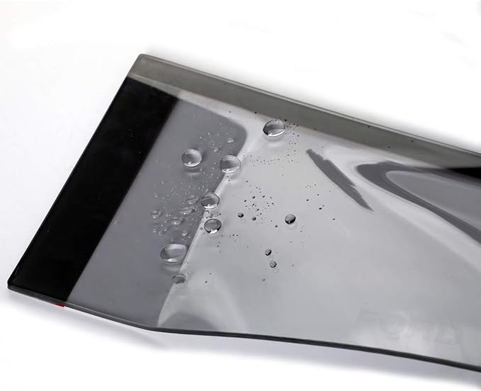 Sun Rain Guards Window Wind Deflector fit for 2003-2008 Toyota Corolla,4pcs Out-Channel Tape On Dark Smoke Window Shade Visors 94620