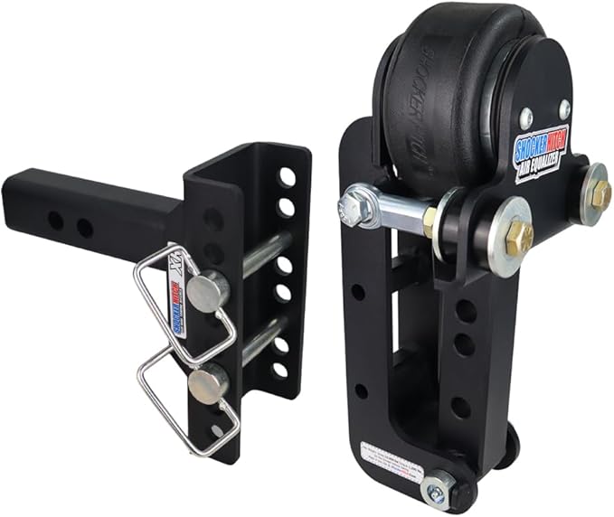 Shocker Air Equalizer for Weight Distribution Hitch, Fits 2" Hitch 5" Rise 2" Drop