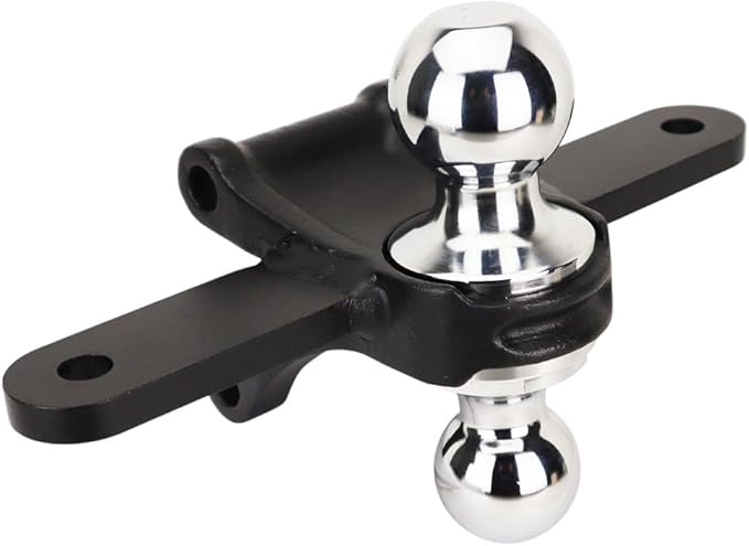 Shocker HD Max Combo Air Hitch & Sway Control Towing Kit, Fits 2" Hitch Chrome Combo 2" & 2-5/16" Balls