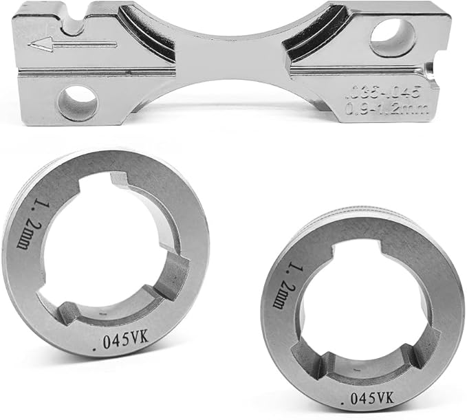 KP1696-035C Drive Roll Kit .045" V-Groove Fit for Lincoln 216 255XT 350MP MIG Welder for 25M LF-72 LN-15 LN-25 PRO Dual Power Wire Feeder for Flux Core