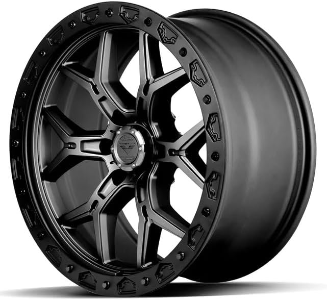 Vorsteiner Offroad VR-601BL 20x9 Coal Black Truck Wheel Set fits Ford F-150/F-150 Raptor/Bronco Raptor 2010+ (5 Wheels Included)